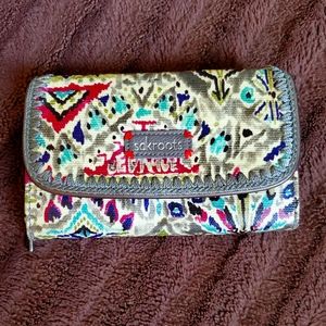 Sakroots Multicolor Bifold Peace Wallet